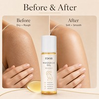 Huile hydratante corporelle naturelle et biologique FDOB OEM pour la réparation des soins de la peau, anti-rides, éclaircissante, anti-vergetures, raffermissante, élimination des cicatrices