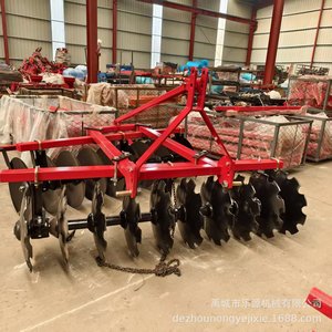1BQX-1.7 18 Disc Harrow Farm <b>Cultivator</b> Red Lightweight - Product Image 3