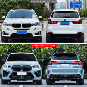 Bộ body kit nâng cấp không phá hủy cho xe BMW X5 2014-2018 <span class=keywords><strong>F15</strong></span> lên kiểu dáng G05 <span class=keywords><strong>X5M</strong></span> 2024, bao gồm cản trước và cản sau - Product Image 2