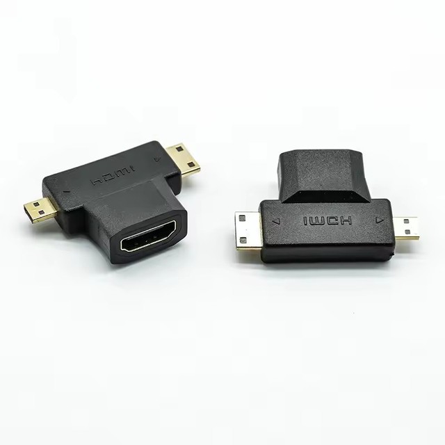 3 in 1 HDMI to Micro/MiniHDMI Adapter HD Connector Adapter Mobile Phone,tablet