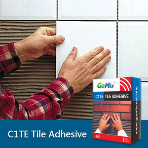 Vente d'usine bas quantité minimale de commande ciment adhésif <span class=keywords><strong>blanc</strong></span> haute performance C1TE pour carreaux de céramique muraux et de sol - Product Image 2
