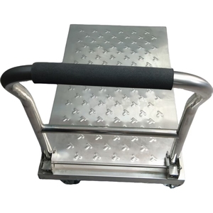 Victory Commercial Carrito de acero inoxidable con ruedas Carro de mano inoxidable para comedor Coche Hotel y restaurante Suministros al por mayor - Product Image 1