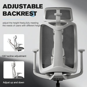 Chaise de bureau de direction de luxe Mobilier ergonomique en maille pivotante de style Meilleure chaise tournante inclinable par le fabricant - Product Image 5