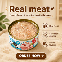 Nourriture humide pour chats MAIDOU de haute qualité, en conserve, 85 g, riche en protéines, collations nutritives pour animaux de compagnie, vente en gros
