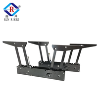 Mécanisme de table relevable pliable en métal B12-1H pour meubles, gain de place, transforme une table basse en table à manger, utilisation en extérieur