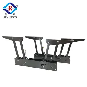 B12-1H Space Saving Furniture Hardware Folding Lift Up Top Table Mechanism For Transforming Coffee Table To Dinning