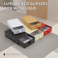 Emballages de lunettes de haute qualité, luxueux, personnalisés avec logo, écologiques, biodégradables, doublés d'éponge, avec fermeture magnétique