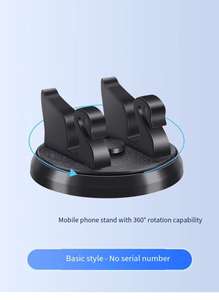 Support de téléphone portable monté sur la voiture avec technologie avancée multifonctionnelle, navigation, tapis antidérapant et fixation. - Product Image 6