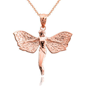 Gioielli <span class=keywords><strong>Fantasy</strong></span> OEM/ODM - Charm Personalizzato con Ali di Fata e <span class=keywords><strong>Angelo</strong></span> in Acciaio Inossidabile 316L Anti-Ossidazione con Zirconi PVD - Product Image 3