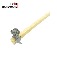Barato personalizado 300g 400g magnético y antideslizante Jordanstyle martillo con mango de madera
