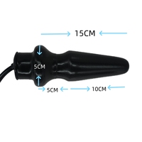 Handgefertigter Naturkautschuk Analplug aus Latex, klein und groß, aufblasbar, Analsexspielzeug