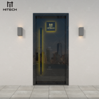 Hitech entrée moderne grand pivot porte d'entrée haut de gamme anti-effraction porte extérieure portes principales conception porte principale de luxe
