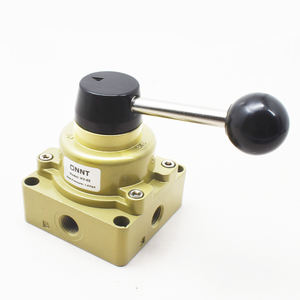 HV-Serie G1/4 G3/8 G1/2 4-Wege-2-Positionen-pneumatisches Handhebel ventil Hand-Push-Pull-Steuerung Pneumatisches Luft ventil - Product Image 5