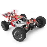 WLtoys 144001 1/14 4WD Coche de Carreras RC de Aleación 60KM/H Eléctrico de Alta Velocidad para Derrapes y Rally, Buggy de Dunas Metálico