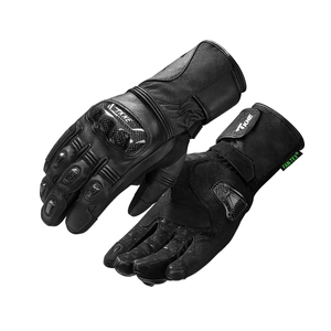 TKNE invernali guanti da <span class=keywords><strong>moto</strong></span> in fibra di carbonio caldi guantoni da equitazione copri bicicletta impermeabile con slider di palma - Product Image 2