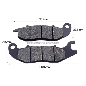Piezas de repuesto para motocicleta de 150cc de alto rendimiento, sistema de freno, pastilla de freno sin ruido para freno de pastilla CBR150 CBF125 MSX125 <span class=keywords><strong>CBR125</strong></span> - Product Image 1