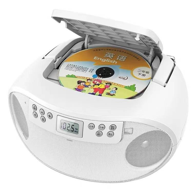 Factory Direct Portable CD Player BT Speaker Repeat Function FM Radio USB Student English Learning Home Audio Device