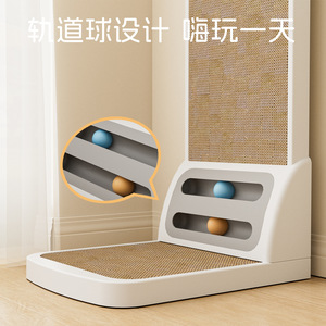 กระดานข่วนแมวรูปตัว L ของเล่นแมวแบบหนาทนทานต่อการสึกหรอสำหรับแมว - Product Image 3