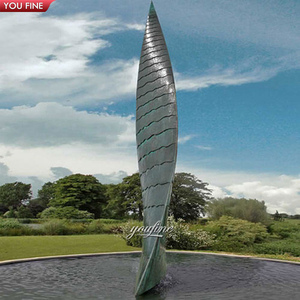 Moderna Agli Agenti Atmosferici In Acciaio Corten Rettangolo Statua di Arte Scultura In Metallo <span class=keywords><strong>Fontana</strong></span> di Acqua - Product Image 6