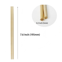 Meilleures ventes 2026 : Baguettes jetables rondes en bambou de haute qualité, modèle Panda, pour usage domestique et restauration rapide