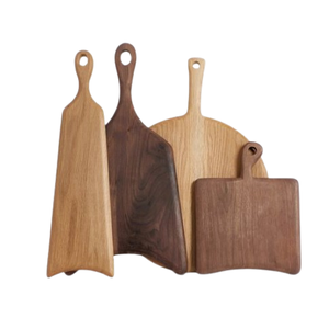 Tabla de cortar de madera de bambú Tabla de cortar de madera de mango real Tabla de cortar verduras y servir ensalada Tabla de cortar - Product Image 1