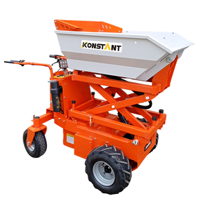 Mini-dumper électrique KONSTANT avec chargeur frontal, système hydraulique complet, <span class=keywords><strong>brouette</strong></span> motorisée de <span class=keywords><strong>chantier</strong></span> – Qualité garantie - Product Image 3