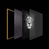 Vente flash - Décoration murale moderne abstraite en porcelaine et cristal de style Art déco, motif papillon, pour la maison