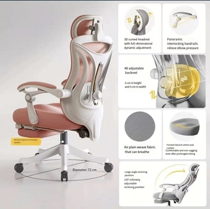 Ergonomischer Gaming-Stuhl im modernen Design mit Lordosenstütze, hochelastischem Schaumstoff und Titanlegierungsbeinen – verstellbar für höchsten Komfort - Product Image 1