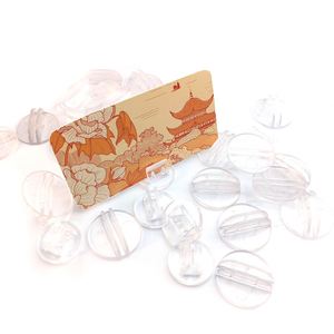 Factory Supplies 20Mm Round Booth Transparent <b>Playing</b> <b>Card</b> Holder for Board Game Education - Product Image 2