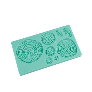 Rose Blue Enchantress Silicone Mold 4 Cavities Peony Flower Cake Decorating DIY Chocolate Fondant Mold - Product Image 5