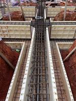 Panneau de coffrage ABS réutilisable à assemblage rapide pour fondations de piscines, sous-sols, murs de soutènement en béton léger de haute qualité