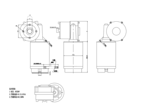 <span class=keywords><strong>Moteur</strong></span> à balais à aimant permanent silencieux et étanche, compatible multi-marques, pour ventilateur d'appareil électroménager, solutions personnalisées - Product Image 4