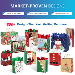 Fournisseur en Gros Offre Spéciale Stock en Vrac Lot Mixte Sacs Cadeaux pour Noël Mariages Anniversaires Fêtes Emballage Cadeau - Product Image 6