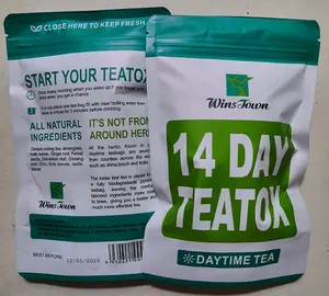 Winstown Kraut 14-Tage-Teetox-Grüntee individueller Entgiftungstee Neuzugang OEM Tageblümten-Hersteller 28-Tage-7-Tage