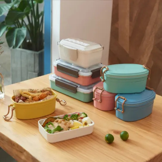 Japanse Stijl Stijlvolle En Eenvoudige Bento Box Creative Opslag Dozen Student Lunchbox Outdoor Picknick Bento