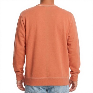 เสื้อสเวตเชิ้ตคอกลมผู้ชายขายส่ง ผ้าฝ้ายถักคุณภาพพรีเมียม ทรงปกติ สีพื้น เรียบง่าย สไตล์ลำลอง สำหรับฤดูใบไม้ร่วง รับสั่งทำ - Product Image 5