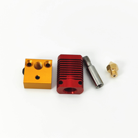 Kit de tête d'impression haute performance pour imprimante 3D, dissipateur thermique en alliage d'aluminium anodisé, usinage CNC par brochage et perçage de fils en acier inoxydable