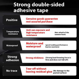 Ruban adhésif double face 3M GPL-200GF haute viscosité, imperméable et résistant aux températures élevées/basses - Product Image 3