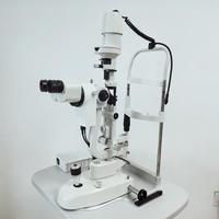 Lampe à fente SL-F5D avec système d'imagerie numérique pour diagnostic ophtalmique, certifiée CE, pour la gestion des patients