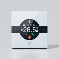 Thermostat intelligent mural pour climatisation, écran tactile numérique couleur, régulateur de température domestique