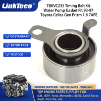Kit de correa de distribución Linkteco, junta de bomba de agua para Toyota Corolla Celica Geo Prizm 7AFE 1.8L 1993-1997 TBKWP235 VS50440R TBKVC235