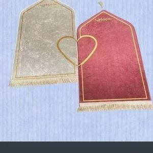 Gebedsmat voor koppels, liefdesgebedsmatten set, islamitisch huwelijksgeschenk, Valentijnsdag, Nikkah cadeau, Muni blend stof - Product Image 5
