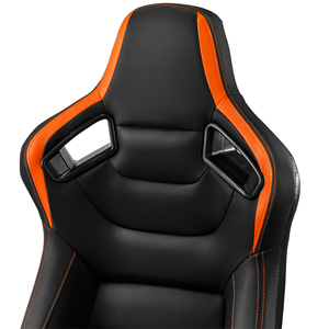 <span class=keywords><strong>Asiento</strong></span> de Carreras Universal Ajustable de Cuero Naranja para Vehículo BJYD de Alta Calidad - Product Image 3