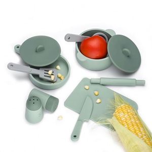 Nouvel ensemble de jouets éducatifs en silicone souple sans BPA pour cuisine de jeu, idéal pour le développement précoce des filles - Vente en gros 2024 - Product Image 3