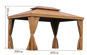 Mobilier d'extérieur pour parc, Offre Spéciale en bois couleur, avec moustiquaire pour <span class=keywords><strong>le</strong></span> jardin - Product Image 2