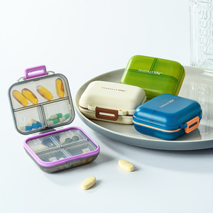 Portapillole da Viaggio Personalizzato, Mini <span class=keywords><strong>Contenitore</strong></span> <span class=keywords><strong>per</strong></span> <span class=keywords><strong>Medicinali</strong></span> in Plastica PP Resistente, Organizzatore <span class=keywords><strong>per</strong></span> Pillole - Product Image 6