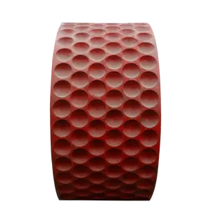 Pengjie-máquina de briqueteo de bolas Oem, alta calidad, 7cr17mo, carcasa de rodillo con hoyuelos