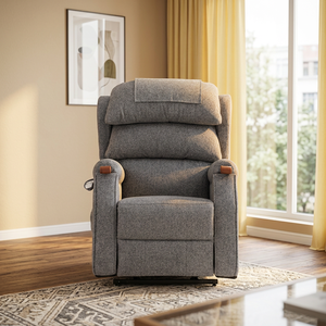 Modern Full Metal Frame Electric Recliner Chair Multifunctional Living Room Leisure <b>Sofa</b> with movable wheels - Product Image 1