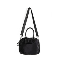 Fournisseur de sacs à main en nylon violet OEM ODM à étiquette privée, imperméables, pliables, pour les voyages quotidiens, sacs à main pour femmes, vente en gros
