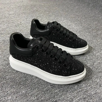 Chaussures de sport en cuir véritable de créateur avec semelle plateforme surdimensionnée, chaussures de basket-ball légères pour unisexe, usage extérieur